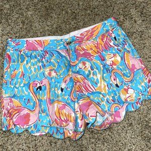 EUC Lilly Pulitzer Buttercup Short Size 6 "Peel and Eat"
